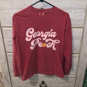 Georgia Peach long sleeve tshirt